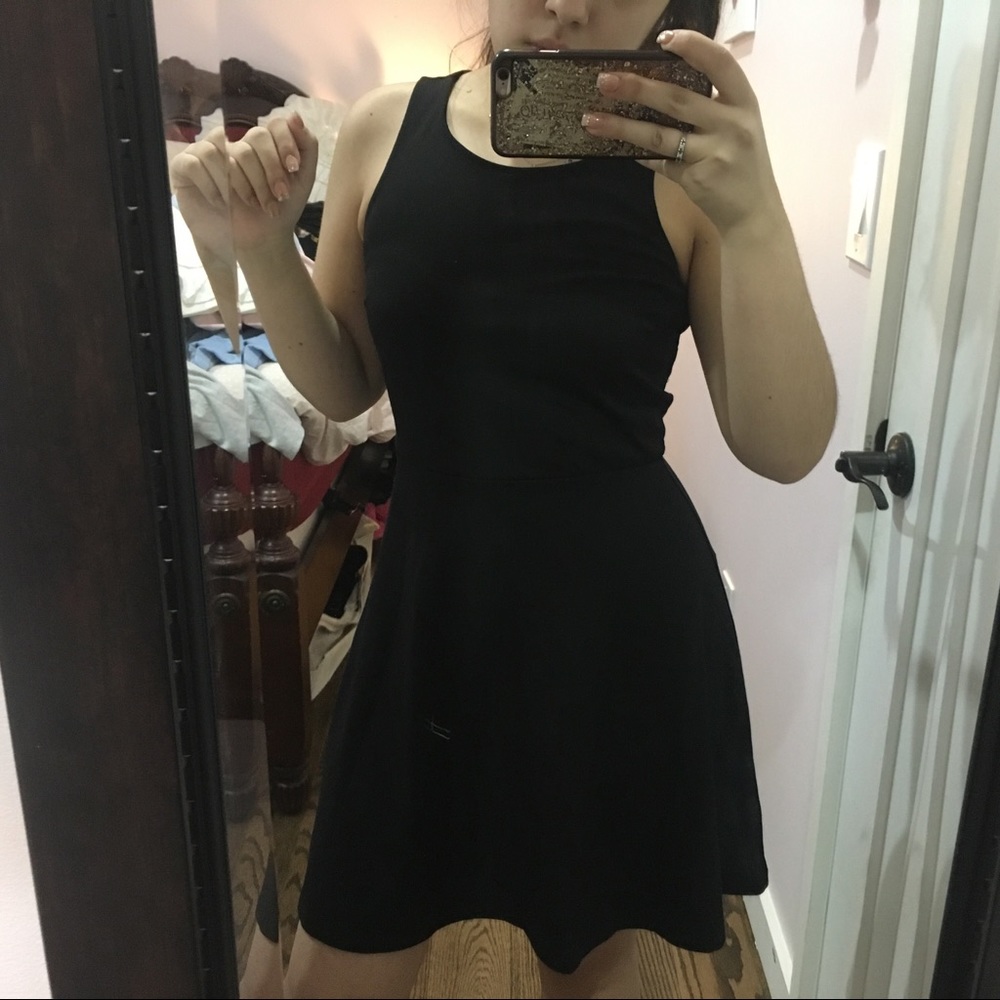 Basic Black Skater Dress
